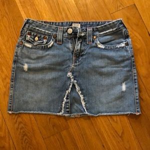 True Religions jeans skirt